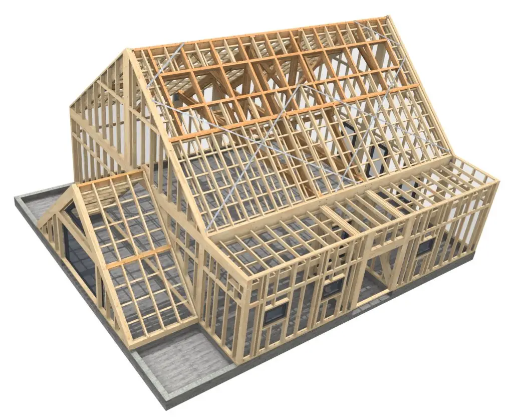 Construction ossature bois - la charpente 21
